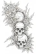 Tomorrow isn’t promised except death tattoo design idea