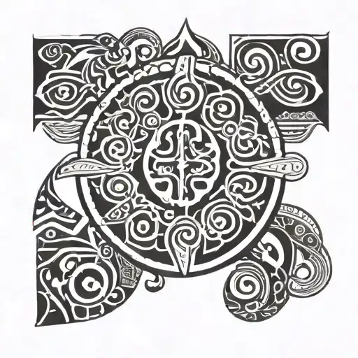 taíno Puerto Rico tribal tattoo tattoo design idea