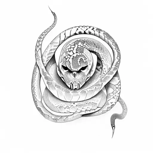 Python  tattoo design idea