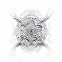 fractals tattoo design idea