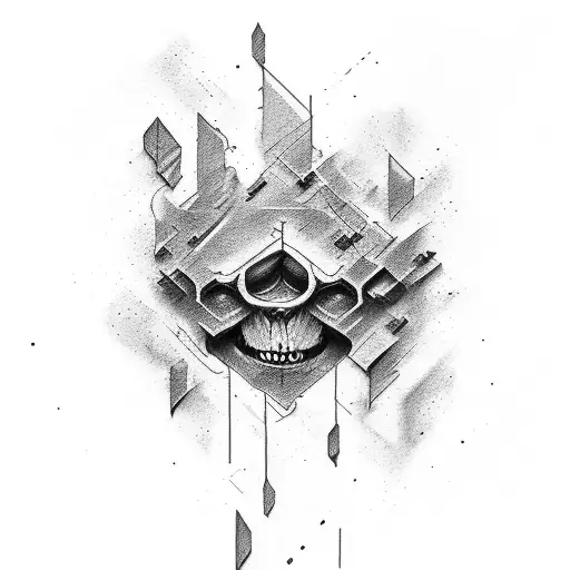 "ripped rich and rare" text tattoo design idea