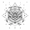 lotus flower, wild flower, arrow, crown, compass, anchor, semi colon tattoo design idea