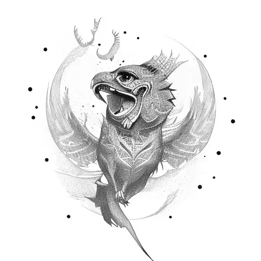 running so fast you outpace the dawn tattoo design idea