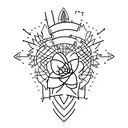 numbers tattoo design idea