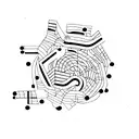 numbers tattoo design idea