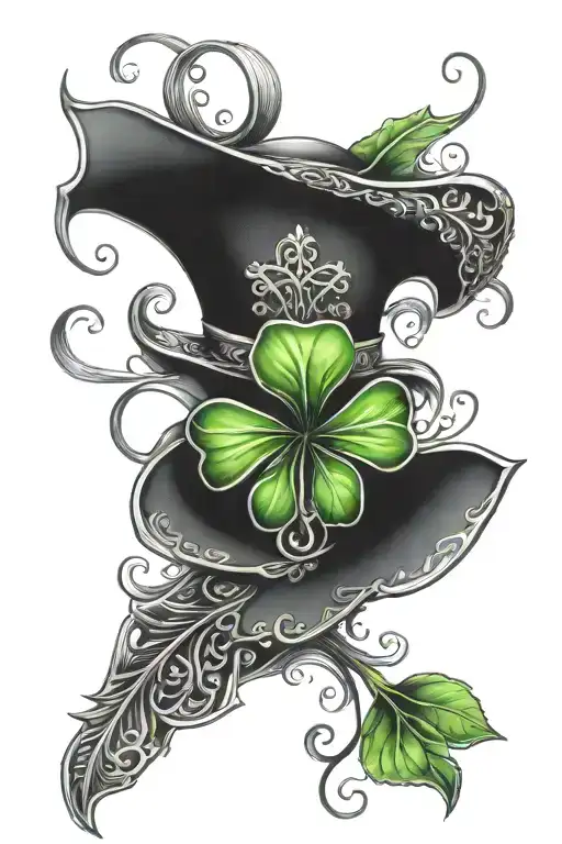 Shamrock tattoo design idea