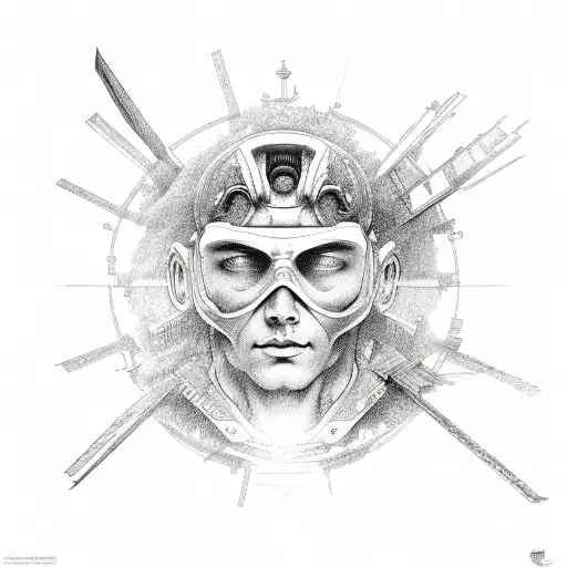 icarus tattoo design idea