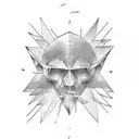 Icarus  falling tattoo design idea