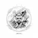 icarus tattoo design idea