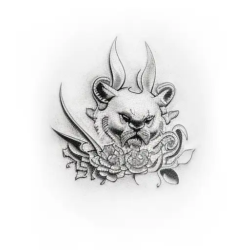 buda tattoo design idea