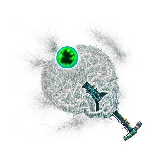 chernobyl radiation sign, alfa betta gamma radiation, stalker, postappo tattoo design idea