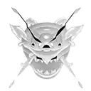 For a simple yet impactful Japanese-themed tattoo on your lower arm, consider a minimalistic black work design of a bons tattoo design idea