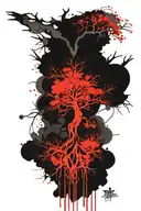 yggdrasil tree tattoo design idea