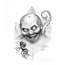 beetlejuice tattoo design idea