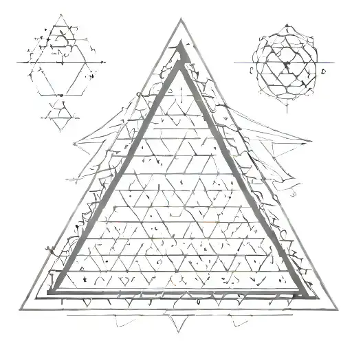 pascal's triangle tattoo tattoo design idea