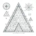 pascal's triangle tattoo tattoo design idea