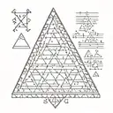 pascal's triangle tattoo tattoo design idea