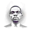 malcolm x tattoo design idea
