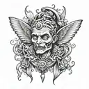 beelzebub tattoo design idea