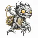 beelzebub tattoo design idea