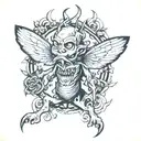 beelzebub tattoo design idea