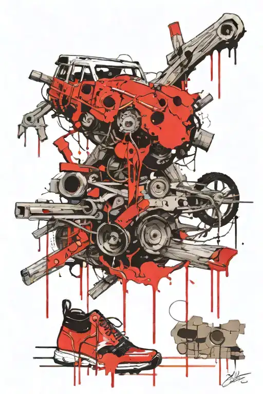 EVANS on driftwood tattoo design idea