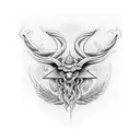 Baphomet solve coagula tattoo design idea