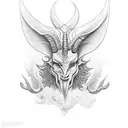 Baphomet solve coagula tattoo design idea