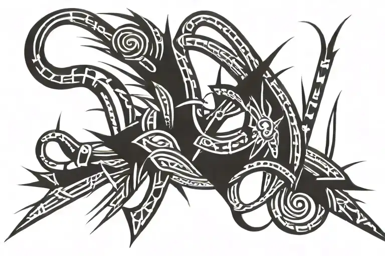 sugarcane tattoo design idea