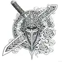 berserk guts sword tattoo design idea