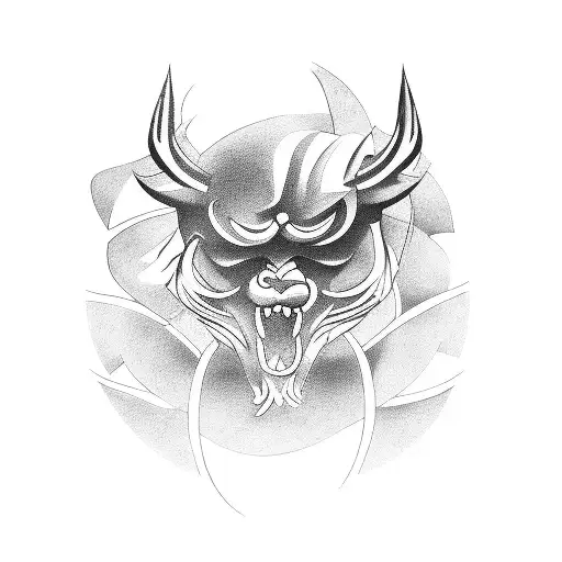 stoicism and karate tattoo design idea