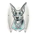 doberman tattoo design idea