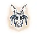 doberman tattoo design idea
