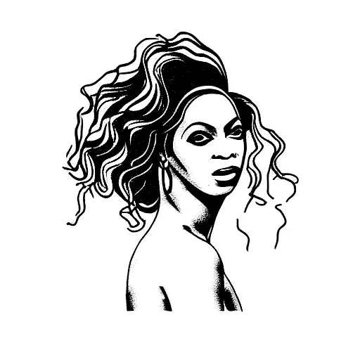 Renaissance beyonce album tattoo design idea