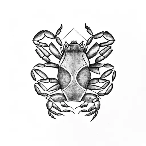 crab tattoo design idea