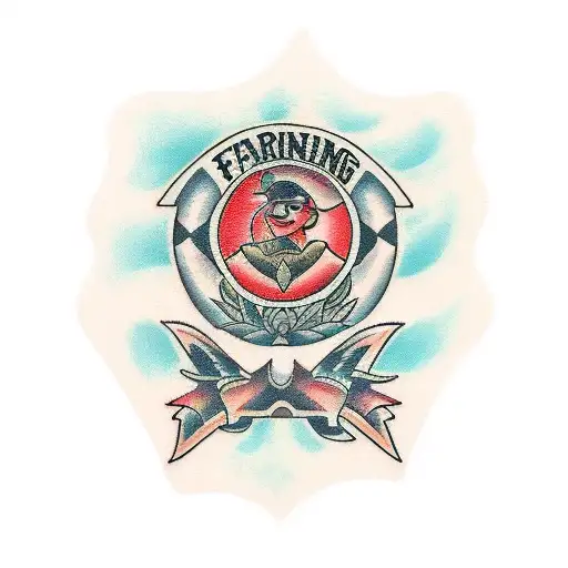 farming tattoo design idea