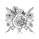 farming tattoo design idea