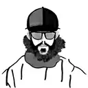 a man wearing a camouflage hat tattoo design idea