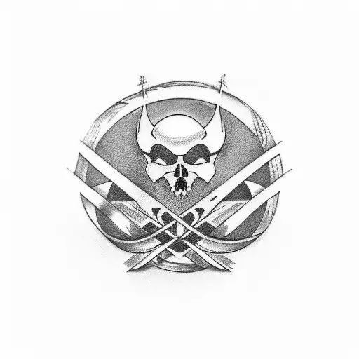 a masculine style tattoo that incorporates a breast cancer ribbon to celebrate my mother beating cancer tattoo design idea