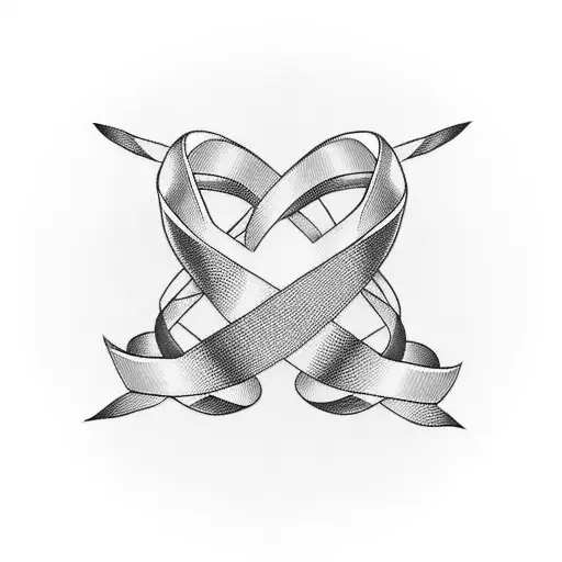 breast cancer ribbon to celebrate my mother beating cancer. The tattoo is for a male so not too feminine.  tattoo design idea