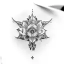 a masculine tattoo that is symmetrical around my elbow that incorporates hellabores, foxgloves and lupin flowers tattoo design idea