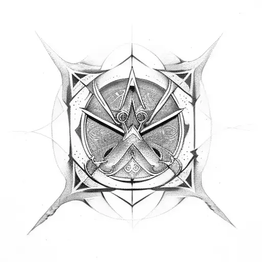 Assassin's Creed symbol tattoo design idea