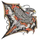 kite tattoo design idea