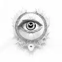 Evil Eye tattoo design idea