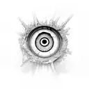 Evil Eye tattoo design idea