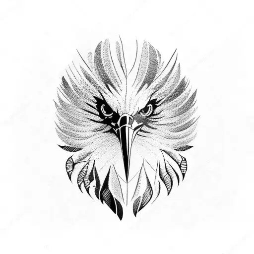 3 eagle feathers tattoo design idea