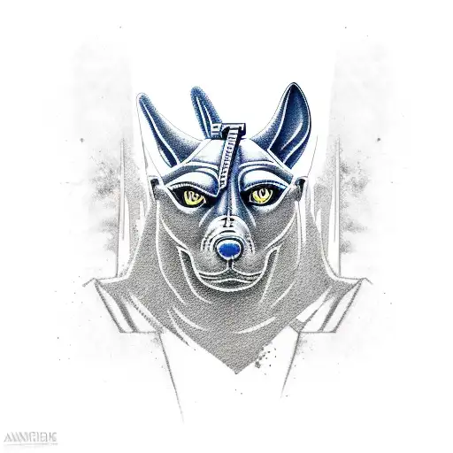 Anubis tattoo design idea