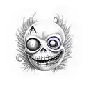 nightmare before christmas tattoo design idea