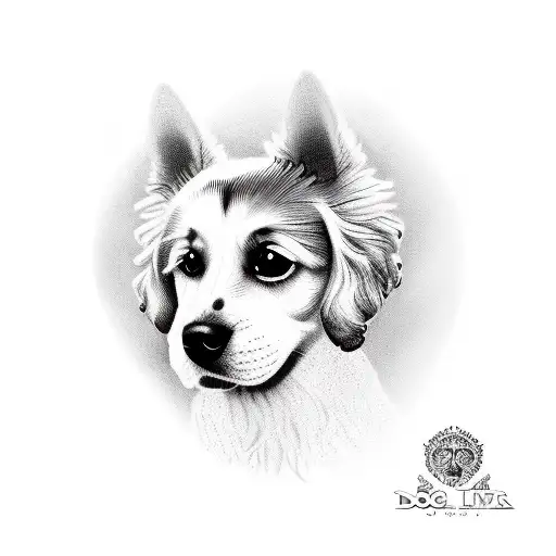 dog lover tattoo design idea