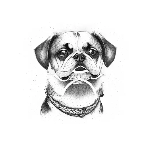 dog lover tattoo design idea
